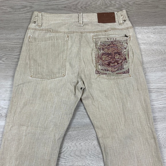 Phat Farm Straight Leg Tan Y2K Jeans Men's 36x33 - Picture 2 of 12